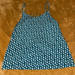 Vintage Green Spotted Tank